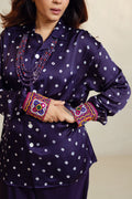 Ink Blue Bandhani Shirt