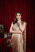 Blush Champagne Glow Saree
