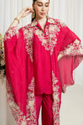 Raspberry Zardosi Kaftan Set
