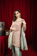 Heritage Rose Silk Kurta set with Dupatta