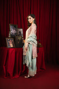 Heritage Rose Silk Kurta set with Dupatta