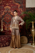 Serein Tissue Embroidered Jacket Set