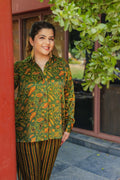 Moss Green Shirt Co-ord Set