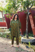 Pine Green Kaftan Set