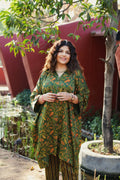 Pine Green Kaftan Set