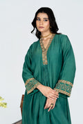 Panna Green Chanderi Kurta set