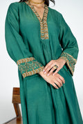 Panna Green Chanderi Kurta set