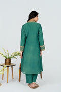 Panna Green Chanderi Kurta set