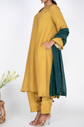 Meher Mustard Kurta Set With Dupatta