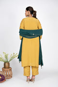 Meher Mustard Kurta Set With Dupatta