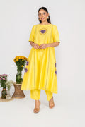 Yellow Gulnaar kurta set