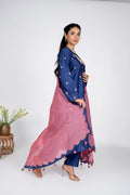 Eraya Blush Chanderi kurta set with Dupatta