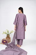 Rivaayat Mauve kurta set with Chanderi Dupatta