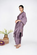 Rivaayat Mauve kurta set with Chanderi Dupatta