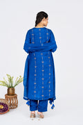 Naaree Blue Kurta set With dupatta