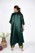 Dahlia Green Kaftan set