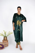 Dahlia Green Kaftan