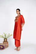 Aurelia Orange Kurta set