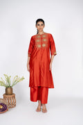 Aurelia Orange Kurta set
