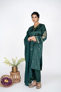 Zeen Emerald kurta Set with Dupatta