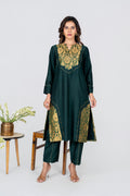 Emerald Zari Pannel Kurta Set