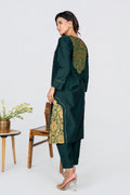 Emerald Zari Pannel Kurta Set