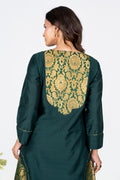 Emerald Zari Pannel Kurta Set