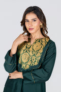 Emerald Zari Pannel Kurta Set