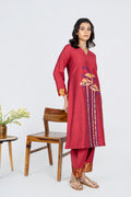Marron Botanica Kurta Set