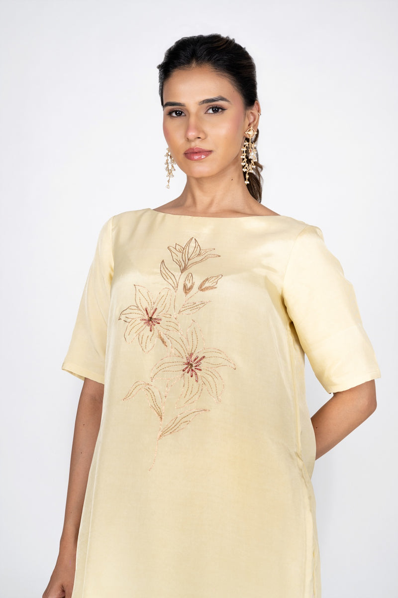 Zohra Ivory kurta Set
