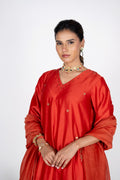 Vashti Orange Kurta Set