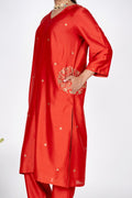 Vashti Orange Kurta Set