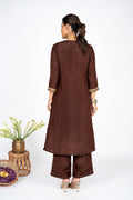 Mahveen Mocha kurta set