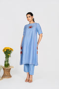 Blue Gulnaar kurta set