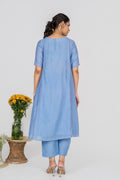 Blue Gulnaar kurta set