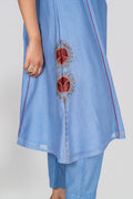Blue Gulnaar kurta set