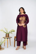 Mulberry Flower Kurta Set
