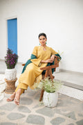 Meher Mustard Kurta Set With Dupatta