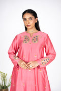 Rangrez pink Chanderi kurta set