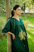 Dahlia Green Kaftan set