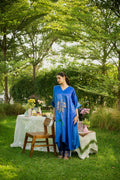 Solace Blue Kaftan Set