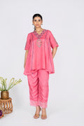 Roshanara Pink Co-ord Set
