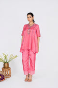 Roshanara Pink Co-ord Set