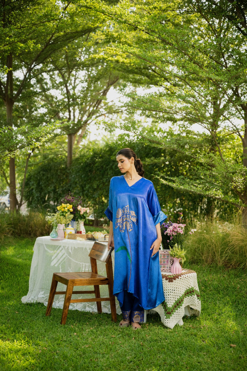 Solace Blue Kaftan