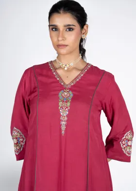 Shirin Pink Kurta set