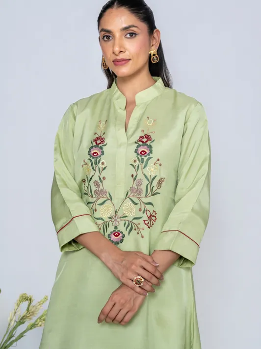 Ferne Green Kurta set