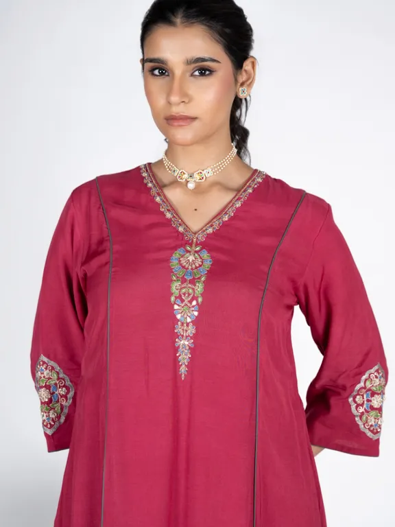 Shirin Pink Kurta set