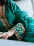 Panna Green Chanderi Kurta set