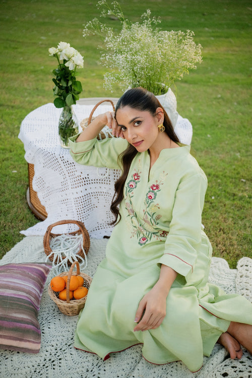 Ferne Green Kurta set