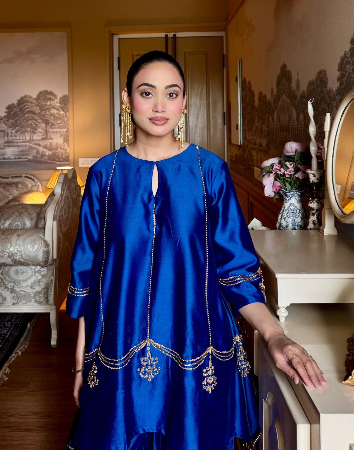 Zivah Chanderi Tunic Set